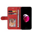 thumbnail image 3 of ZHAOCHENG Funda de cuero PU con tarjetero para iPhone 8 Plus/iPhone 7 Plus, color rojo, 3 of 5
