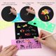 thumbnail image 2 of Juego de Arte de Papel para Rascar de Arcoíris, Suministros de Papeles para Rascar, Hojas Negras para Dibujar, Manualidades, Tarjetas de Notas (59 Piezas), 2 of 5