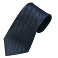 thumbnail image 2 of Xfvqtps Tie for Men Classic Neckties Solid Color Thin Stripes 3.15" for Formal Dress Business Gentleman Blue, 2 of 5
