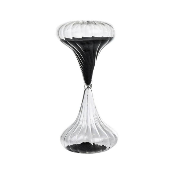 flameer Hourglass Timer Birthday Gifts Modern Home Furnishings Sand Timer Sandglasstimer Black