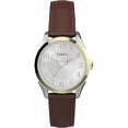 thumbnail image 1 of Timex Main Street Classic Brown Leather Ladies Watch, 1 of 1