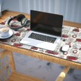 thumbnail image 3 of Long Mouse Pads for Desk,White Christmas Truck and Tree Pattern Desk Mats on Top Of Desks, Desk Mouse Pad Extra Large with 3mm Non-Slip Base and Stitched Edge for Gaming,Office,Work,Home 35.4x15.7in, 3 of 5