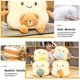 thumbnail image 2 of 17.7 Tostada De Felpa Rebanada Pan Almohada Cojín Comida Rellena Kawaii Animal Gato Tostada Juguete, Cojín Del Sofá Abrazando La Almohada De Cama, Linda Decoración Hy, 2 of 5