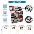 thumbnail image 7 of Nordic Retro Medieval Geometric Abstract Red Table Runner Home Wedding Table Mat Centerpieces Decoration Dining Long Tablecloth, 7 of 7