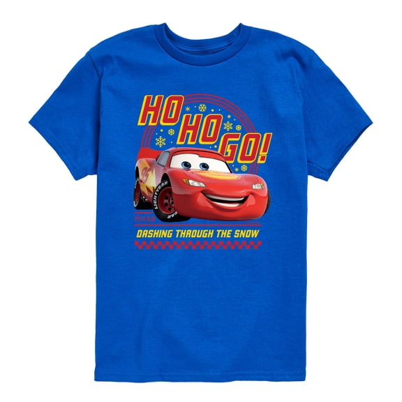 Cars - Ho Ho Go - Youth Boys Short Sleeve Graphic T-Shirt