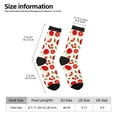 thumbnail image 4 of Goofa Fresh Red Tomato Printed Men's Crew Socks, Soft Durable Breathable Moisture-Wicking with Odor Control Cotton socks, 4 of 9