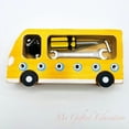 thumbnail image 3 of Montessori Screw Bolts Wooden Busy Bus Tool Set - Kid Mini Screwdriver Wrench, 3 of 6