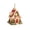 B-A2, variant on Christmas Snow Village Houses Hanging Ornament, 2D Acrylic Flat Gingerbread Christmas Tree Decoration, Miniature Snow House Ornament, Snow House Pendant for Farmhouse Home Holiday Tree Decor