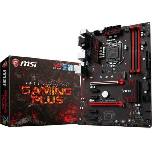 MSI Z270 GAMING PLUS Desktop Motherboard Intel Z270 Chipset Socket