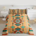thumbnail image 2 of Feelyou Vintage Western Aztec Bedding Comforter Set, Bohemian Triangle Square Twin Comforter Sets, Teens Adult Women Men Reversible Bedding Set, Luxury Bedroom Decor, 2-Piece, 2 of 8