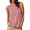 Pink, variant on VBVC Women's Striped Henley Tank Top , Sleeveless Shirts For Women,Ladies' Casual Button Front Blouse with Pockets,Black,S-2XL