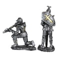 thumbnail image 6 of Ebros Set of 12 Medieval Knights w/ Swords Crossbow Halberds & Shield Figurines, 6 of 10