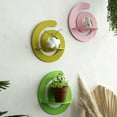 thumbnail image 3 of Wooden Wall Shelves Colorful Display Stand Art Wall Plant Decoration Shelf Bedroom Living Room Decoration Pink, 3 of 6
