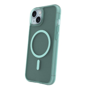 onn. MagSafe Compatible Phone Case for iPhone 16e / iPhone 15 / iPhone 14 / iPhone 13 - Frosted Teal