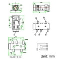 thumbnail image 4 of Unique Bargains 3.5 mm Audio Jack Connector PCB Mount Female Socket 5 Pin PJ-327A 10pcs, 4 of 4