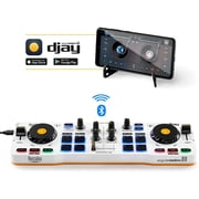 Hercules DJControl Mix 2-Channel Bluetooth Wireless DJ Controller Bundle
