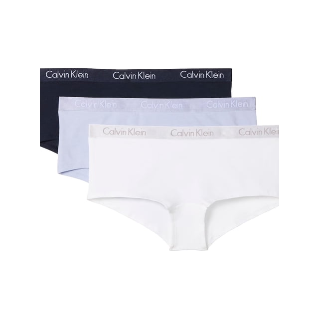Calzoncillos tipo boyshort de algodón Calvin Klein Motive, paquete de 3