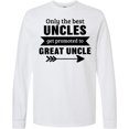 thumbnail image 3 of Inktastic Only the Best Uncles Get Promoted to Great Uncle Long Sleeve T-Shirt, 3 of 5