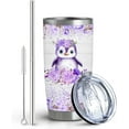 thumbnail image 4 of Penguin Gift for Penguin Lover,20 oz Penguin Coffee Cup Double Wall Stainless Steel Vacuum Insulated (Penguin, 20 oz), 4 of 6