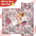thumbnail image 4 of Pioneer Flower Floral Print Pattern Toddler Nap Mats for Kids Preschool,Sleeping Mat Bag or Kids,Toddler Sleeping Bag,Toddler Nap Mat or Daycare, 4 of 6