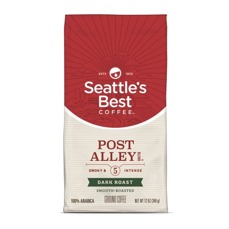 Seattles Best Coffee Post Alley Blend (Previously Signature Blend No. 5) Dark Roast Ground Coffee 12-Ounce (Best Quality Coffee Brands)