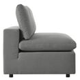 thumbnail image 6 of Modway Commix 6-Piece Outdoor Patio Sectional Sofa in Charcoal, 6 of 10