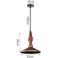 thumbnail image 5 of Lámpara colgante de alambre ajustable, luces de tubería de agua de metal estilo steampunk, líneas elegantes para decoración retro industrial (metal), 5 of 5