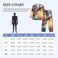 thumbnail image 4 of Balery Sailing Dancing Dolphin Pijama para Hombre de Dos Piezas con Manga Larga, Conjunto de Dormir y Descanso Suave con Bolsillos-Medium, 4 of 7