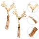 thumbnail image 3 of 2pcs bolsa tassel hebillas decorativas bolsas hebillas ciervos cierre hebillas colgantes, 3 of 6