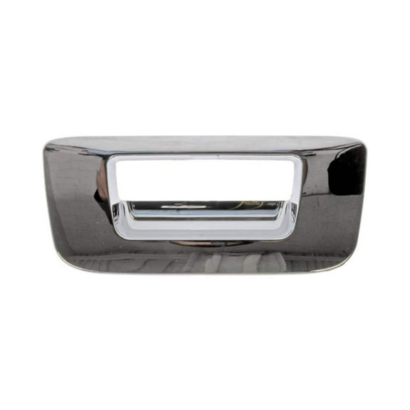 KarParts360 For Chevy Silverado 2500 2013 2014 Tailgate Handle Bezel | Plastic | Chrome | Clip On Attachment Method | Replacement For 15927251CH