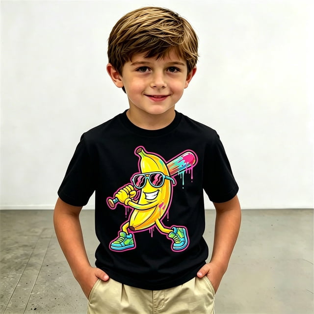 Chandail Garçons Col Rond Enfants Manches Courtes Chandails pour Garçons T-Shirts Filles Chandails 10-11 Ans