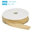 thumbnail image 2 of Unique Bargains Velvet Ribbon 1 1/2 Inch x 10 Yard Single Face Spool Silky DIY Crafts Gift Wrapping Bow Decoration Khaki, 2 of 5