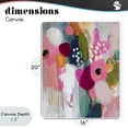 thumbnail image 4 of Stupell Industries Modern Paint Drip Blooms Cascade Canvas Art, 16 x 20, by Riley B, 4 of 8