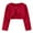 Red, variant on lnmuld Kids Jacket Girls Metallic Yarn Button Knit Cardigan Open Front Jacket Thin Lightweight Layer Dressy Coat for Girls Solid Color Size:8-9 Years