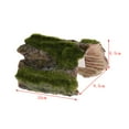 thumbnail image 2 of Curvas Terrario Adorno Accesoiros de Acuario Decorativo Zulema Adorno de la casa del tanque de peces, 2 of 8