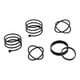 thumbnail image 1 of 6 piezas de anillos punk para dedos, anillos geométricos para nudillos de mujer, conjunto de bisutería Negro, 1 of 8