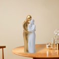 thumbnail image 3 of Figura decorativa de pareja familiar, estatua, decoración para el hogar, arte, amor para la sala de estar Familia de oro, 3 of 8