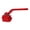 Red, variant on YAHHU 1/8 Inch NPT Brake Line Lock Shut Off Valve Fitting 8000 PSI Aluminium Billet Black