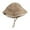 Khaki, variant on QHFBli Kids Adjustable Chin Strap Sun Hats Waterproof Bucket Hats Foldable Brim UPF 51 Floppy Cowboy Rain Hat UV Protection Sun Hats for Hiking