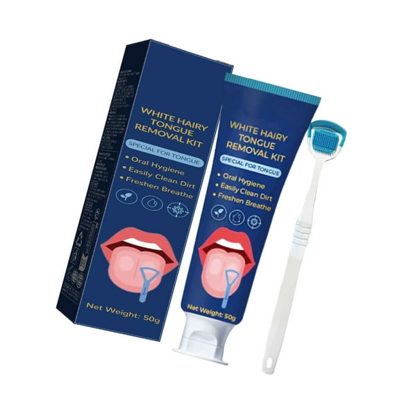 Comprehensive Tongue Cleaning Set To Remove Stains And Improve Breath