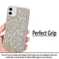 thumbnail image 3 of iPhone 11 Case, Cellularvilla Luxury Bling Glitter Crystal Brilliant Diamond Back Hard PC Studded Soft TPU Bumper Shockproof Case Cover for Apple iPhone 11 (2019), 3 of 3