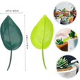 thumbnail image 2 of GHSDFBB Plant Pot Watering Device Set, Watering Funnel Creative Leaf Plant Shaped Pot Irrigation Waterer Leaf Type Potted Diversion Watering Funnel Plant Drainage Watering Device 12Pcs, 2 of 7