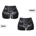 thumbnail image 5 of Lsque Majestic Forest Stag Pattern High Waisted Biker Shorts for Women-Tummy Control Fitness Athletic Workout Running Yoga Gym Shorts,Moisture-Wicking-Large, 5 of 9