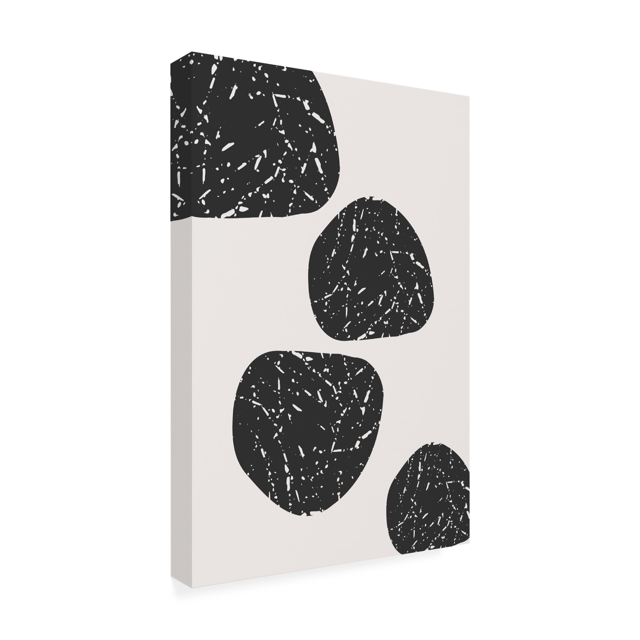 Trademark Fine Art Sally Ann Moss Black Rock Canvas Wall Art