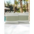 thumbnail image 4 of Outdoor Pillows Waterproof, Sage Green Striped Throw Pillows with Inserts Included, Modern Color Block Farmhouse Stripes Indoor Outdoor Decorative Lumbar Pillow for Bed/Couch/Patio 18"x18", 2Pcs, 4 of 8