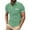#01Green, variant on Mens Casual Trim Polo Shirts Short Sleeve Color Block Athletic Golf T Shirts Chest Pocket Fashion Loose Fit Tops M