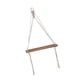 thumbnail image 3 of Estante colgante de pared de macramé bohemio, decoración creativa de pared con cuerda tejida decorativa Blanco, 3 of 9