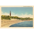 thumbnail image 3 of Wild Apple Portfolio 18x13 Black Modern Framed Museum Art Print Titled - Pensacola Lighthouse, 3 of 5