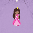 thumbnail image 4 of Inktastic African American Princess In Pink Dress Girls Baby Bodysuit, 4 of 5