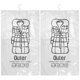 thumbnail image 2 of 2pcs Large Vacuum Clothes Storage Bags with Hanging Hook Reusable Compression Bags for Travel and Home Airtight Space Saving Pouches Protecting, 2 of 5